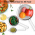 3Pcs Super Wire Extra Fine Mesh Strainer with Handle, Small Medium Large Size Sifter Metal Strainer Set, Stainless Steel Sieve Fine Mesh Strainers...