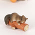 4 Pcs/Set Squirrel Miniature Figurines,Mini Animals Play Set Fairy Garden Ornaments,Garden Terrarium Home Decor Accessories(grey)...