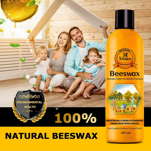 CARGEN Beeswax Furniture Wood Polish - Wood Seasoning Beeswax Oil for Wood Natural Wood Polish and Conditioner Restore A Finish 300ML Christmas Gi...