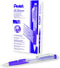 Pentel Twist Erase CLICK Mechanical Pencil, 0.7mm, Clear Barrel, Violet Grip, Box of 12 (PD277TV)...