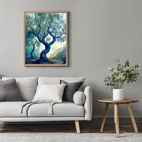 Posterizer 1 pcs-classic oil painting inspired art-wild swirling trees 3-Collectibles & Fine Art-Retro Art-Decor for Home & Office- unframed wall ...