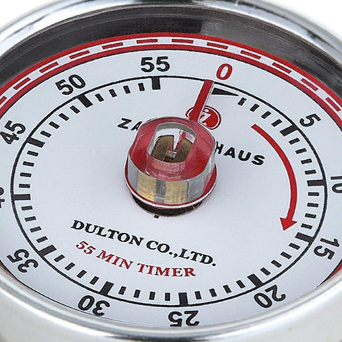 Zassenhaus Magnetic Retro 60 Minute Kitchen Timer, 2.75-Inch, Teal...