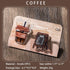 Doraking 2PCS Coffee Acrylic Paper Photo Clip Holder, Chip Bag Binder Sealing Clips for Food Packages, Office Supply...