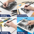 Pacific Arc Premium Charcoal Drawing Pencils for Artists - 6 Pieces Soft Medium and Hard - Charcoal Pencils for Drawing, Sketching and Shading - G...