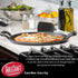 TableCraft CW30118 17" Pre-Seasoned Cast Iron Pizza Pan, Round Baking Pan for Crispy Crusts, Commercial Quality for Oven or Grill Use...