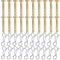 20 Pairs Shear Pins and Cotters Pins,Replacement Shear Pins Compatible with Snowblower 738-04124 714-04040, Shear Pin Kit Compatible with MTD Craf...