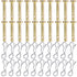 20 Pairs Shear Pins and Cotters Pins,Replacement Shear Pins Compatible with Snowblower 738-04124 714-04040, Shear Pin Kit Compatible with MTD Craf...