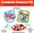 Creativity for Kids Pom Pom Pictures: Transportation - Train and Plane - Preschool Learning Activity, Sensory Toys for Toddlers Ages 3-4+...