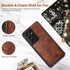 LOHASIC for Galaxy S21 Ultra Case, Premium Leather Luxury Business PU Non-Slip Grip Shockproof Bumper Full Body Protective Cover Phone Cases for S...