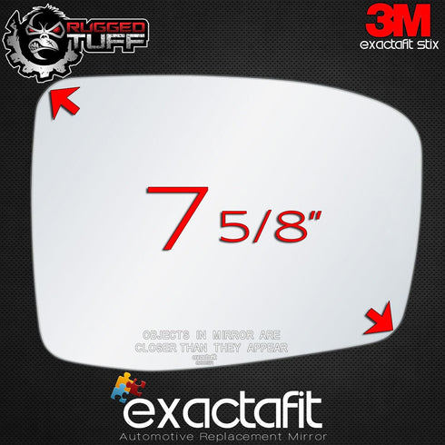 exactafit 8805R Passenger Side Mirror Glass Replacement Repair Compatible With 2005 2006 2007 2008 2009 2010 Honda Odyssey...