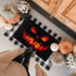 Halloween Welcome Doormat, 17 X 29 Inch Halloween Pumpkin Decorative Bathroom Mat Rubber Backing Non-Slip Floor Mat for Indoor...