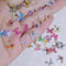 60 Pcs Micro Resin Butterflies, Dollhouse Miniature Tiny Butterflies, Terrarium Fairy Garden Dollhouse Ornament, Mini Micro Landscaping Decoration...