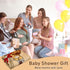 Harry Potter Magic Baby Monthly Milestone Blanket with Frame Harry Potter Theme Baby Month Photo Props Magic Print Baby Photo Blanket My First Bir...