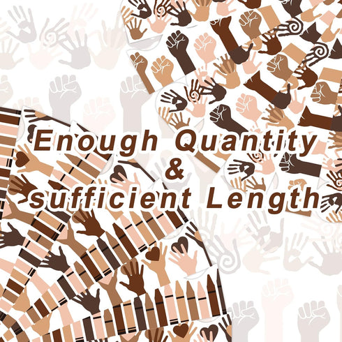 69ft Diversity Bulletin Board Borders Equality Growth Mindset Bulletin Trim Borders for School Classroom Sunday School Office Party Wall Decor...