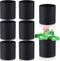 8 Pcs Plant Pots for Pond Plant Baskets Heavy Duty Fabric Pots Black Nonwoven Fabric Plant Pot Breathe Reusable Grow Pots for Pond, Garden, Aquati...