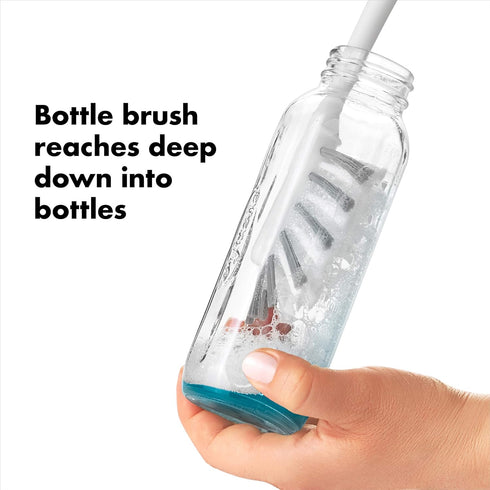 OXO Tot Water Bottle and Straw Cup Cleaning Set Brush Set - Gray...