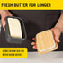 Butter Dish with Lid - Countertop & Fridge Butter Keeper, Container & Holder, Large and Small Tray with Lid, Storage Box, Mantequillera...