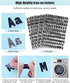 1 Inch Iron on Letters and Numbers for Clothing, 5 Sheets 755 Pieces Vinyl Heat Transfers Letters with A-Z and 0-9 Iron on Letters for Fabric Numb...