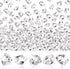 600PCS Fake Crushed Ice Rocks, Acrylic Diamond Crystals Fake Diamonds Plastic Clear Ice Cubes Diamond Table Scatters Acrylic Gems For Vase Fillers...