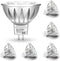 ALIDE MR16 7W 60 Degrees GU5.3 Led Bulbs Replace 50W-75W Halogen Equivalent,2700K Warm White,12V Low Voltage MR16 Bulb Spotlight for Outdoor Lands...
