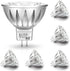 ALIDE MR16 7W 60 Degrees GU5.3 Led Bulbs Replace 50W-75W Halogen Equivalent,2700K Warm White,12V Low Voltage MR16 Bulb Spotlight for Outdoor Lands...