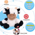Hopearl Talking Cow Repeats What You Say Shaking Head Electric Interactive Animated Toy Speaking Plush Buddy Birthday Festival for Toddlers, 7''...