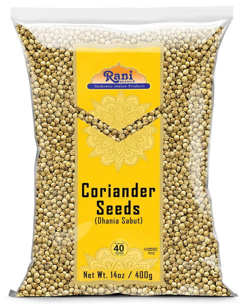 Rani Coriander (Dhania) Seeds Whole, Indian Spice 14oz (400g) ~ All Natural | Gluten Friendly | NON-GMO | Vegan | Indian Origin...