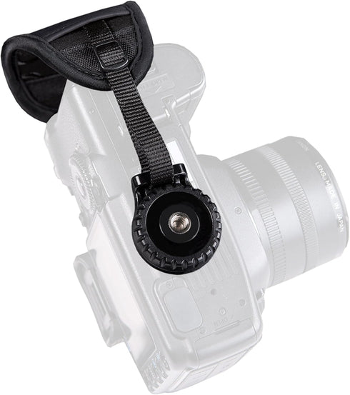 Custom SLR Camera Hand Strap with Mount - Neoprene Hand Strap Grip for Mirrorless & DSLR Cameras...