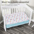 Baby Girl Fitted Crib Sheet Mermaid Adventures, 100% Soft Breathable Microfiber Baby Sheet, Fits Standard Size Crib Mattress 28in x 52in, Nursery ...