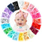 Yxiang 20PCS Baby Girl Bows Headbands, 4" Infant Bows Headbands Super Elastics Nylon Hairbands Cute Handmade Ribbon Bows for Babies Newborn Toddle...