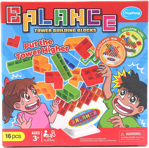 iYuePeng Board Games for Kids & Adults Tetra Tower Balance Stacking Toys Perfect for Family Games, Parties, Travel...