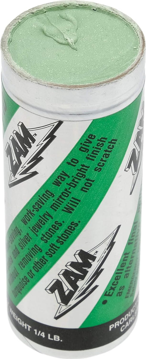 Mascot Zam Buffing Compound, 4 Ounce, Resin, Fine, Stone Compatible, Jewelry Polishing & Cleaning...