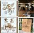 12 Pcs Farmhouse Sign Stencils, Farm Reusable Stencils, Large Farm Stencils Theme Painting, Farmhouse Stencils for Painting on Wood, Sunflower Ste...