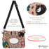 4 Nature Small Diaper Clutch Bag with Wipe Holder, Baby Diaper Bag Purse - Crossbody Diaper Bags for Women, Water Resistant Diaper Organizer Dispe...