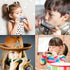10 Sets Harmonica with Organza Gift Bags Music Party Favors 16 Holes Cartoon Harmonica Musical Instrument for Musical Party Gift Harmonica Beginne...
