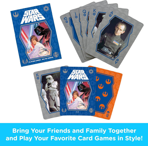 AQUARIUS Star Wars Symbols Playing Cards – Star Wars Themed Deck of Cards for Your Favorite Card Games - Officially Licensed Star Wars Merchandise...