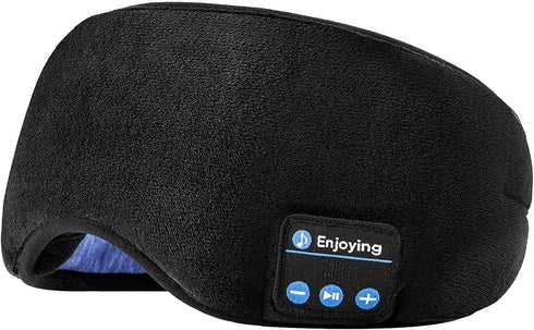 Voerou Sleep Headphones 5.2 Bluetooth Sleep Mask with Music and Ultra Thin Speakers Perfect for Sleeping, Air Travel,Meditation and Relaxation?Uni...