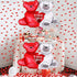 KatchOn, Huge 40x30 Inch Teddy Bear 'I Love You' Balloons - Pack of 2, Red, Romantic-Themed Balloons for Valentine's Day, Anniversary, Romantic Ni...