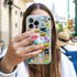 Sonix Magnetic Phone Grip, Removable Silicone Ring Loop Holder | Compatible with MagSafe | Hello Kitty Stickers...