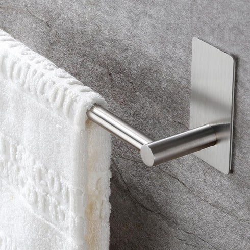 Taozun Towel Bar - 24 Inch Self Adhesive Towel Holder, Hand Towel Rack Stick on Wall, SUS 304 Stainless Steel Bathroom Hardware Accessory...