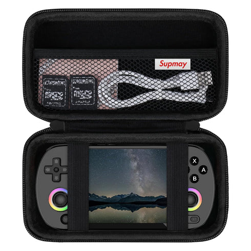 Supmay Hard Carrying Case for RG40XX H Retro Handheld Game Console, Retro Game Travel Storage Holder with Mesh Bag for SD Card, USB Charging Cable...