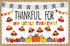 119Pcs Fall Thanksgiving Bulletin Board Decor Autumn Turkey Pumpkin Paper Cutouts with 200Pcs Glue Points Scalloped Bulletin Border Sticker for Ho...