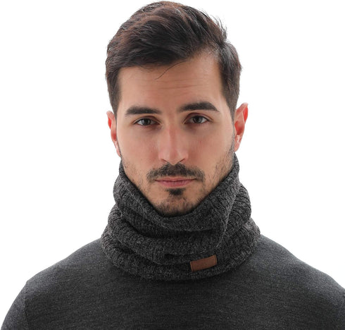 NovForth Winter Neck Warmer Men Ski, Neck Gaiter Face Scarf Women, Fleece Scarf for Men Gaiter Mask, Thick Windproof Scarves...