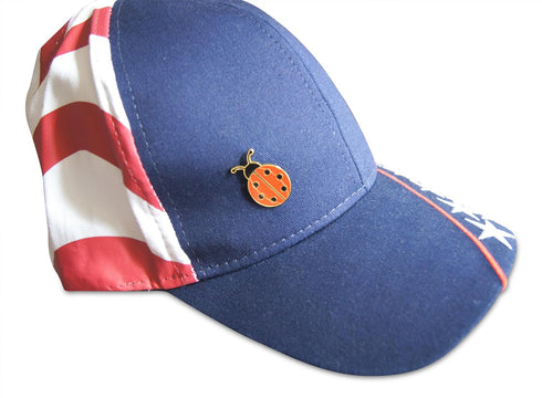 3-Piece LadyBug Lady Bug Pride Lapel Pin Hat Pin & Tie Tack Set with Clutch Back by Novel Merk...