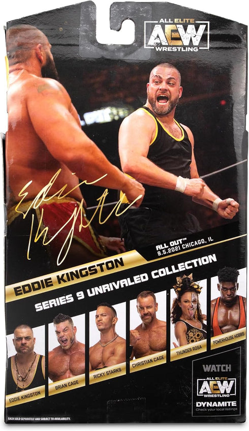Eddie Kingston - AEW Unrivaled 9 Toy Wrestling Action Figure...