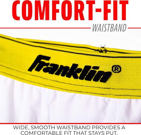 Franklin Sports Compression Sliding Shorts - Adult + Youth Baseball Compression Underwear with Cup Pocket - Padded Short...