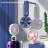 Portable Mini Fan, Handheld Fan with LED Display 5 Speeds 2000mAh USB Rechargeable Battery Fan Small Personal Desk Fan for Women Men Girls Kids In...