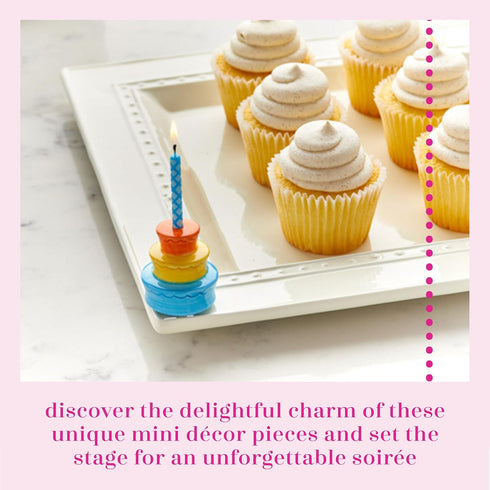 Nora Fleming Hand-Painted Mini: Best Birthday Ever (Candle Holder Cake) A194...