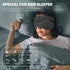 Flashmen Bluetooth Sleep Mask with White Noise Blackout Light Ice-Feeling Extra Soft Modal Lining Sleep Eye Mask Ultra-Thin Sleeping Headphones (B...