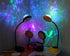 JBZ LED Desk Lamp Dimmable Small Table Lamp, Portable kids Reading Lamp with USB Charging Port, with 2W mini Projector Lamp Night Light, 6000K Coo...